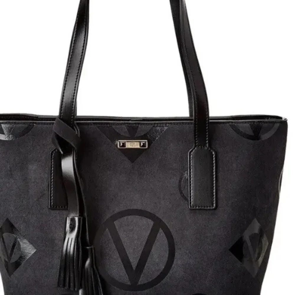 Mario Valentino Black Tote Bag - Picture 2 of 12
